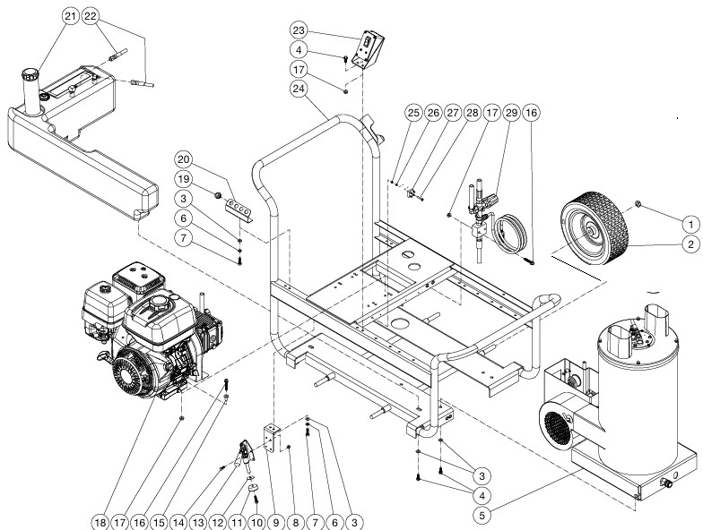 MITM HSP-3000-0MGM hot water repair kits